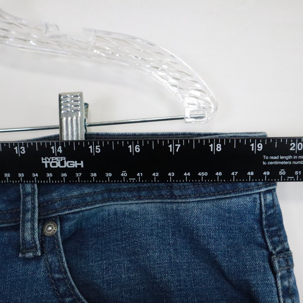 Buffalo David Bitton Jeans Mens 38x30 Jackson Straight Stretch Flex Denim Blue - Picture 5 of 10